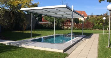 Komplett geöffnet in Sekunden