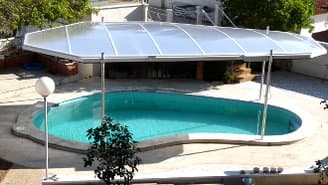 Premium Poolhubdach
